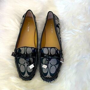 Coach Classic Black Frida Loafers Size 8/38